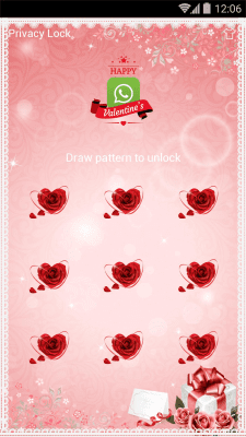 Capture d'écran de l'application AppLock Theme - Love Roses - #3