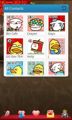 Capture d'écran de l'application Valentine Theme GO Launcher EX - #3