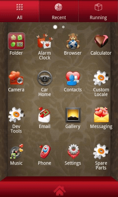 Capture d'écran de l'application Valentine Theme GO Launcher EX - #6