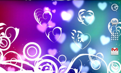 Capture d'écran de l'application KF Hearts Live Wallpaper - #3