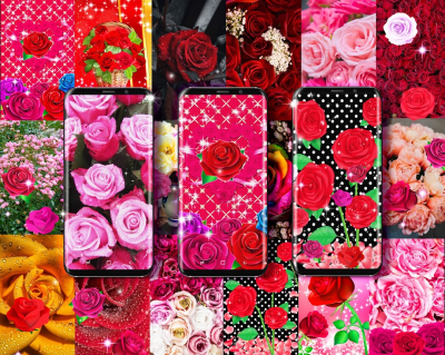 Capture d'écran de l'application Pink red roses live wallpaper - #2