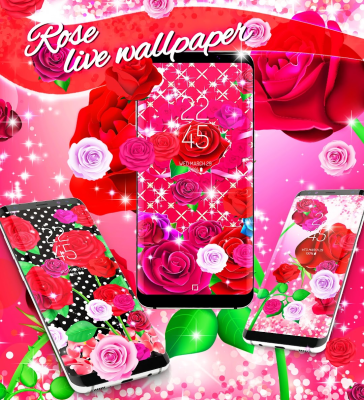 Capture d'écran de l'application Pink red roses live wallpaper - #8