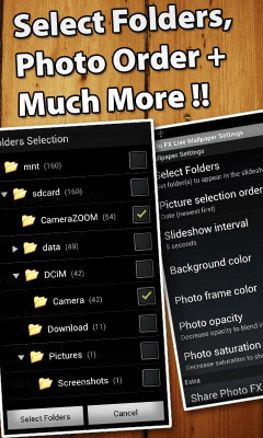 Capture d'écran de l'application Photo FX Live Wallpaper - #8