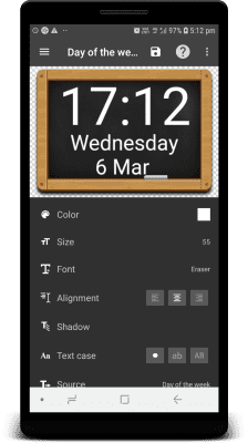 Capture d'écran de l'application UCCW - Ultimate custom widget - #3