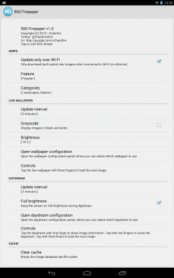 Capture d'écran de l'application 500 Firepaper - #5
