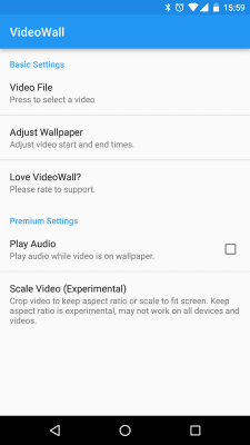 Capture d'écran de l'application VideoWall - Video Wallpaper - #2
