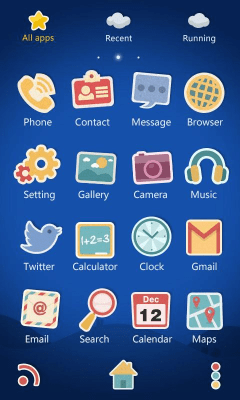 Capture d'écran de l'application Papertown Super Theme GO - #5