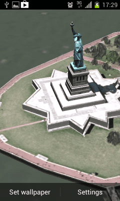 Capture d'écran de l'application Statue of Liberty 3D LWP FREE - #4
