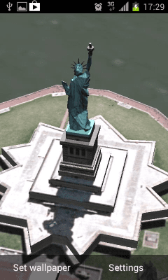 Capture d'écran de l'application Statue of Liberty 3D LWP FREE - #5