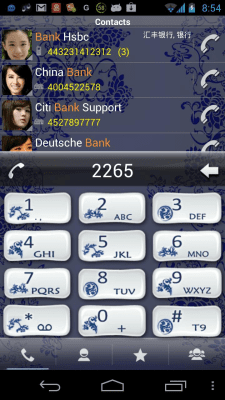 Capture d'écran de l'application RocketDial China Theme - #1