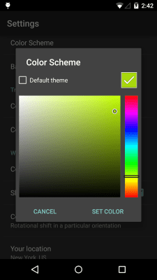Capture d'écran de l'application Neon Clock Live wallpaper - #5