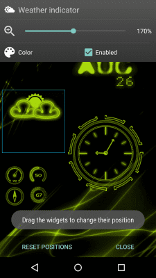 Capture d'écran de l'application Neon Clock Live wallpaper - #6