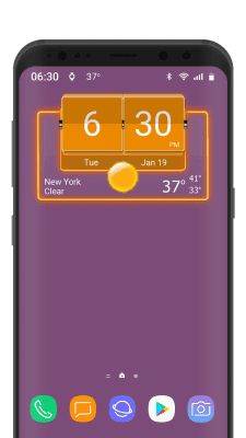 Capture d'écran de l'application 3D Flip Clock Theme Pack 05 - #5