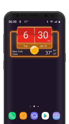 Capture d'écran de l'application 3D Flip Clock Theme Pack 05 - #9
