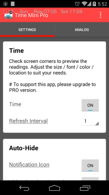 Capture d'écran de l'application Time Mini - #4