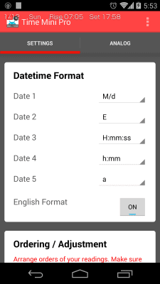 Capture d'écran de l'application Time Mini - #5