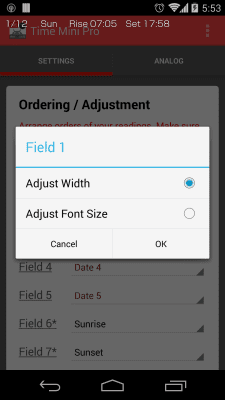 Capture d'écran de l'application Time Mini - #6