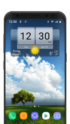 Capture d'écran de l'application 3D Flip Clock Theme Pack 02 - #1