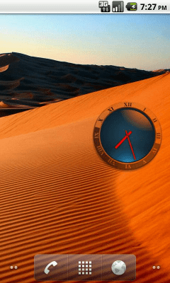 Capture d'écran de l'application Transparent Analog Clock - #3