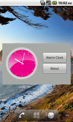 Capture d'écran de l'application Pink Analog Clock - #3