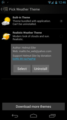Capture d'écran de l'application Thousand Clock Widgets - #4