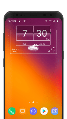 Capture d'écran de l'application 3D Flip Clock Theme Pack 06 - #7
