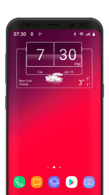 Capture d'écran de l'application 3D Flip Clock Theme Pack 06 - #8