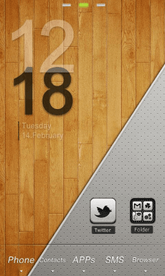 Capture d'écran de l'application Touch Theme GO Locker - #5