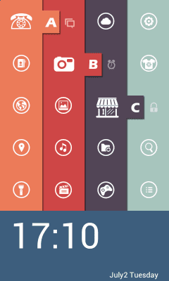 Capture d'écran de l'application Launcher 8 theme:Simple Style - #2