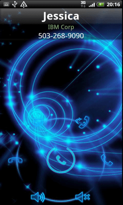Capture d'écran de l'application Rocket CallerID Neon Theme - #2