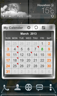 Capture d'écran de l'application Next Calendar Widget - #1