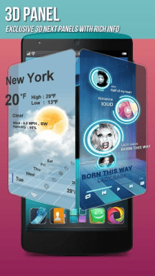 Capture d'écran de l'application Next Launcher 3D Shell Lite - #6