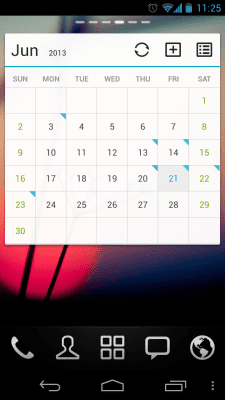 Capture d'écran de l'application GO Calendar Widget - #1