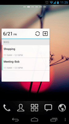 Capture d'écran de l'application GO Calendar Widget - #3