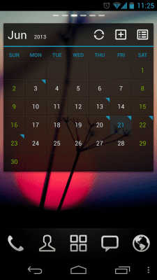 Capture d'écran de l'application GO Calendar Widget - #4