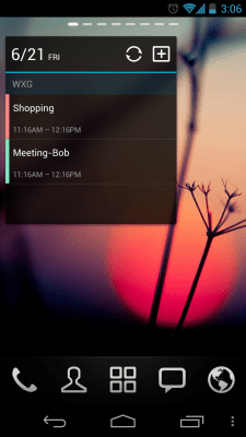 Capture d'écran de l'application GO Calendar Widget - #6