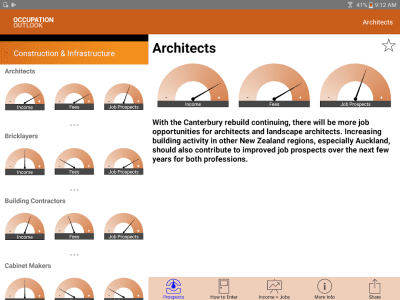 Capture d'écran de l'application Occupation Outlook - #9