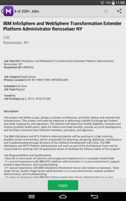 Capture d'écran de l'application Recherche d'emplois sur Monster Jobs - #7