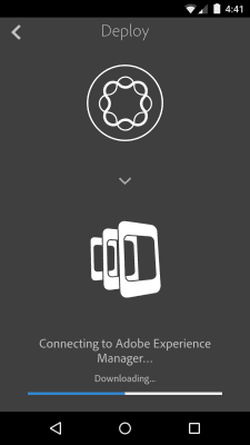 Capture d'écran de l'application AEM – Mobile Verify - #3