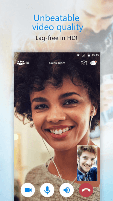 Capture d'écran de l'application U - Webinars, Meetings & Messenger - #3