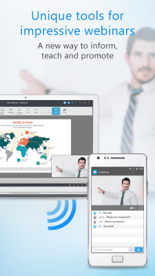 Capture d'écran de l'application U - Webinars, Meetings & Messenger - #5