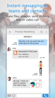 Capture d'écran de l'application U - Webinars, Meetings & Messenger - #7