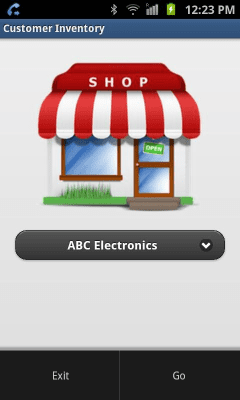 Capture d'écran de l'application Sybase Mobile Workflow - #3