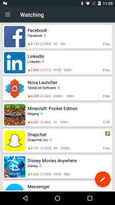 Capture d'écran de l'application App Stats (beta) - #2