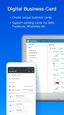 Capture d'écran de l'application CamCard Free - Business Card Reader - #5