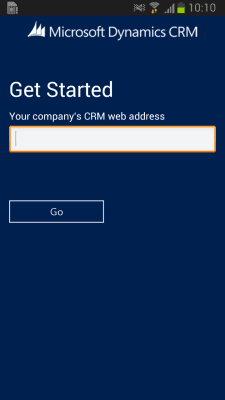 Capture d'écran de l'application Dynamics CRM for phones - #1