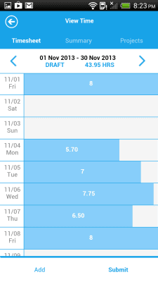 Capture d'écran de l'application Dynamics AX - #3