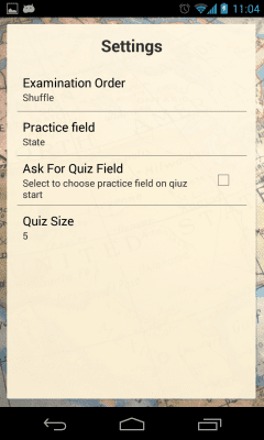 Capture d'écran de l'application 50 States - #8