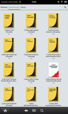 Capture d'écran de l'application Législation en Italie - #6