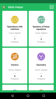 Capture d'écran de l'application Math Helper Lite - #1